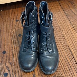 Zodiac Black Combat Boots